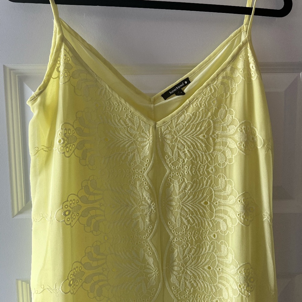 Heartsoul Embroidered Yellow Dress - Picture 4 of 7